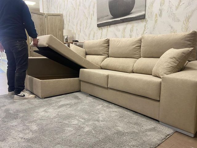 Sofa  Cheislonge con arcon +2 pufs !NUEVO!