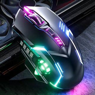 Raton Gaming LEDs con Cable USB Ordenador
