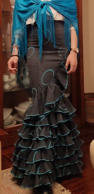 Falda de flamenca