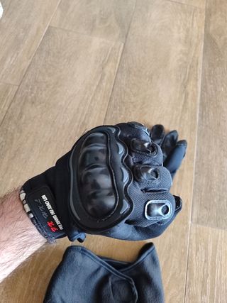 Guantes + buf NUEVO para moto