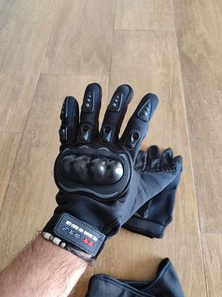Guantes + buf NUEVO para moto