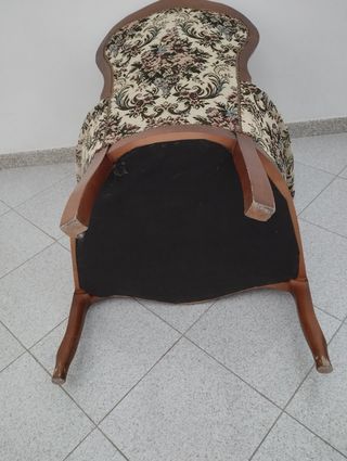 POLTRONA DA CAMERA STILE LUIGI VINTAGE