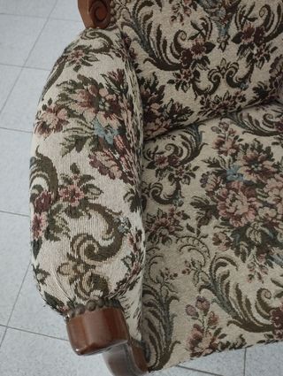POLTRONA DA CAMERA STILE LUIGI VINTAGE