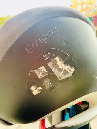 Silla infantil Cybex. Grupo 2/3 con isofix