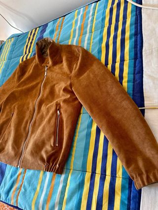 Chaqueta antelina Adolfo Dominguez