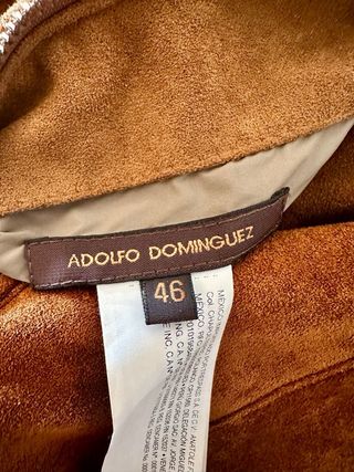 Chaqueta antelina Adolfo Dominguez