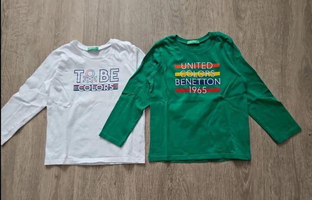 2 CAMISETA BENETTON 3-4 AÑOS