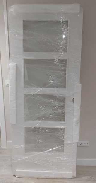 Puerta de interior corredera de cristal