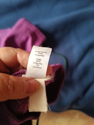 Suéter de fibra polar mujer morado #Quechua talla