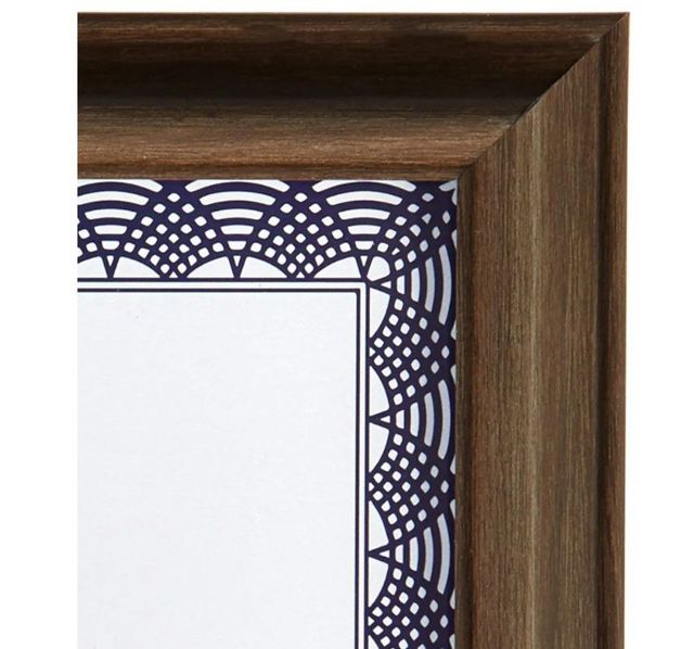 Marcos para documentos, 3 unidad, Nogal Envejecido