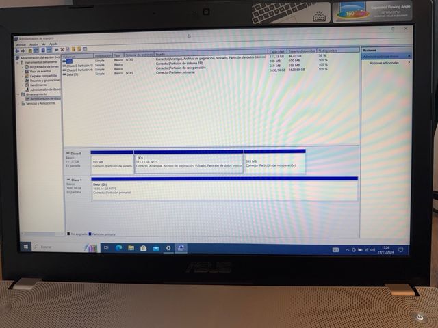 Laptop da gioco Asus N56VZ Win11 i7 Nvidia GT650M