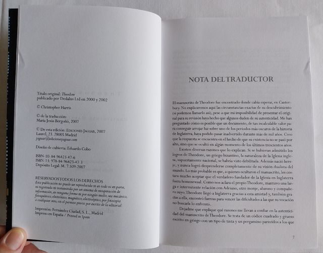 THEODORE (Spanish Edition)