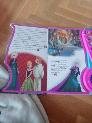Libro músical Frozen Disney Elsa y Anna