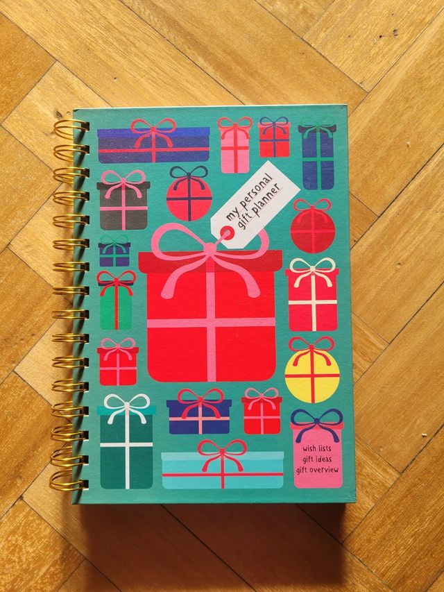 Cuaderno regalos Navidad