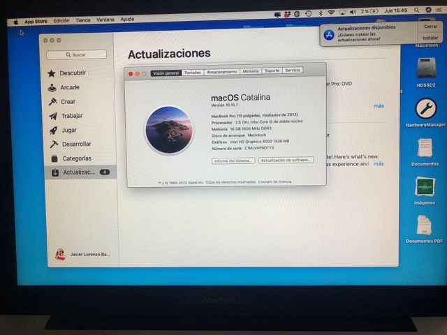 Macbook Pro portátil