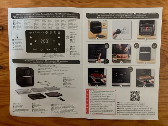 Horno moulinex (horno freidora y grill)