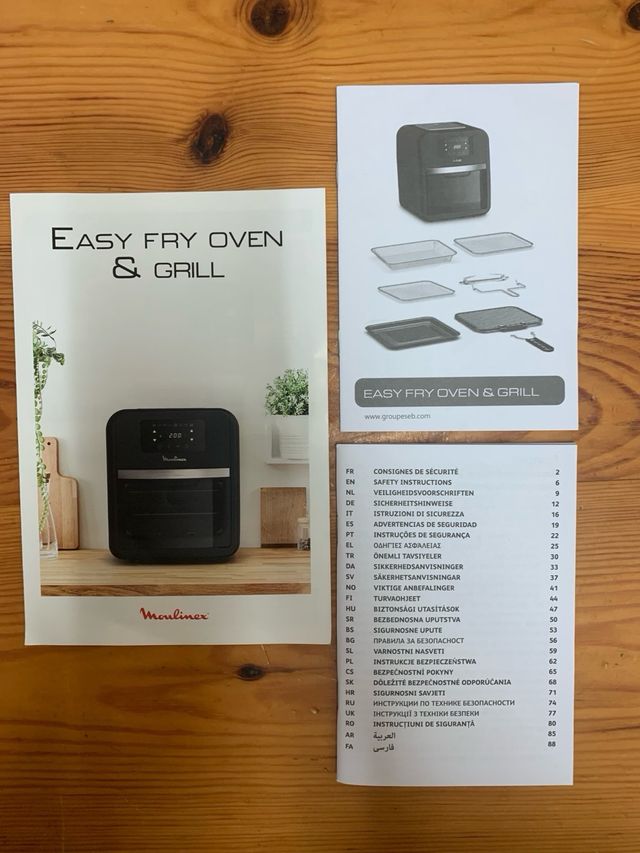Horno moulinex (horno freidora y grill)