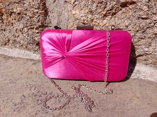 Bolso fiesta fucsia 
