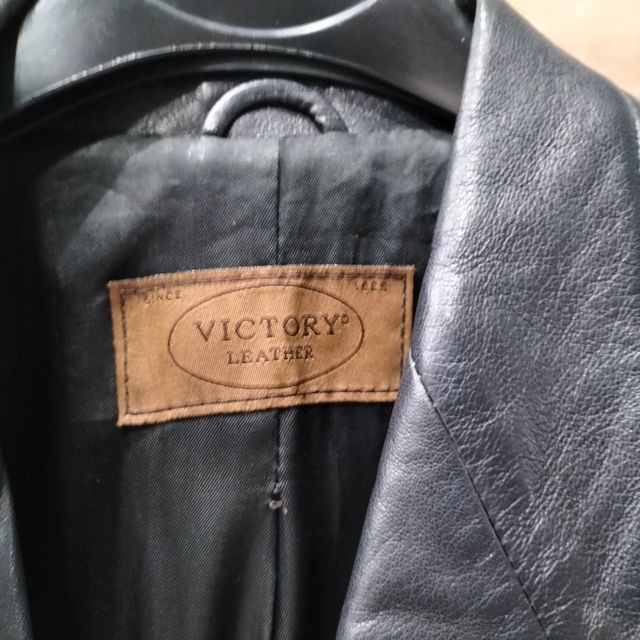 Giacca nera pelle original 80'