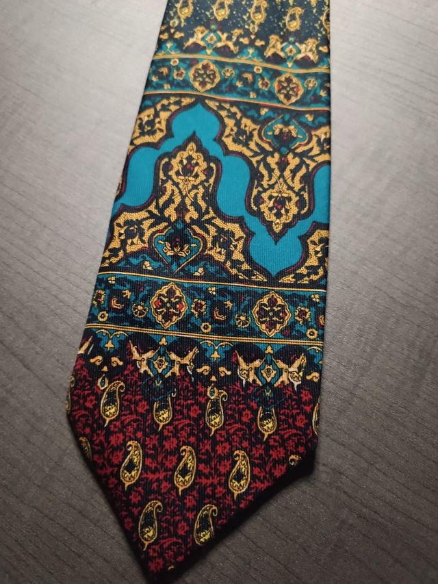 Cravatta vintage pura seta