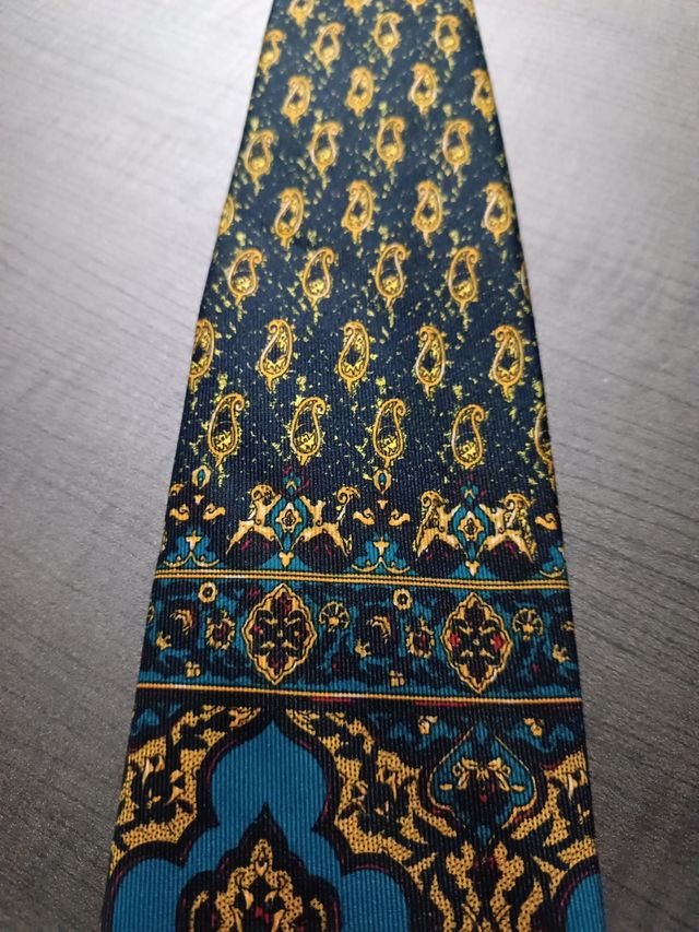 Cravatta vintage pura seta