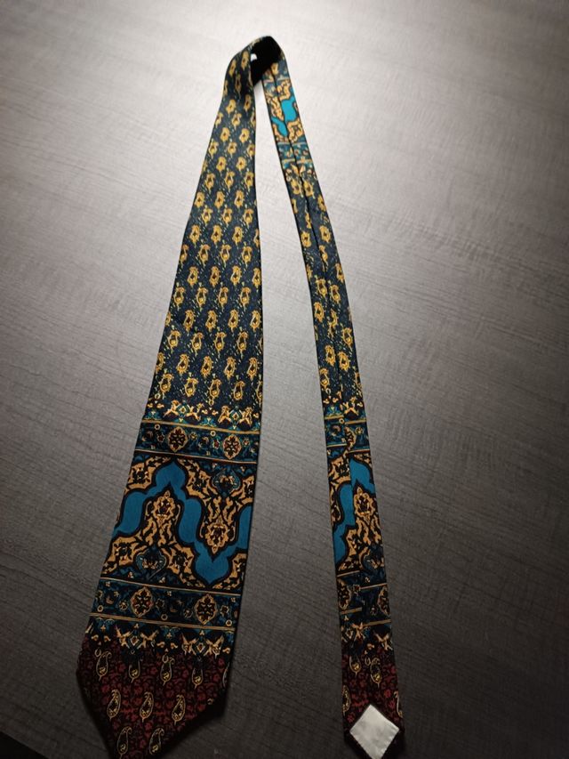 Cravatta vintage pura seta