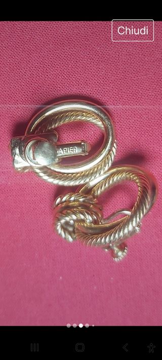 Orecchini vintage anni 50 Napier