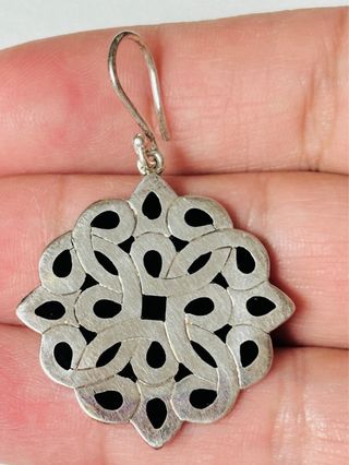 Pendientes de filigrana cordobesa en plata ley 925