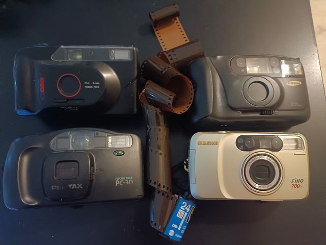 Lote 4 cámaras de carrete
