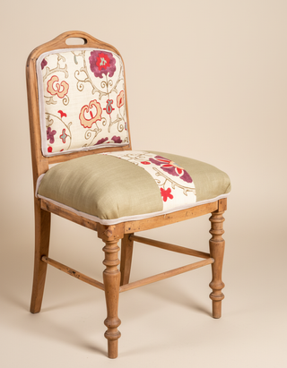 Silla antigua Fleurs