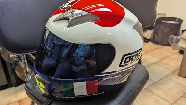 CASCO AGV TI TECH ROSSI CUORE MUGELLO