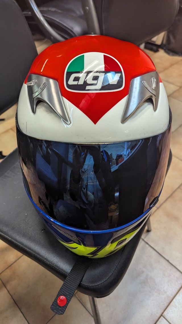 CASCO AGV TI TECH ROSSI CUORE MUGELLO