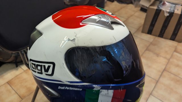 CASCO AGV TI TECH ROSSI CUORE MUGELLO
