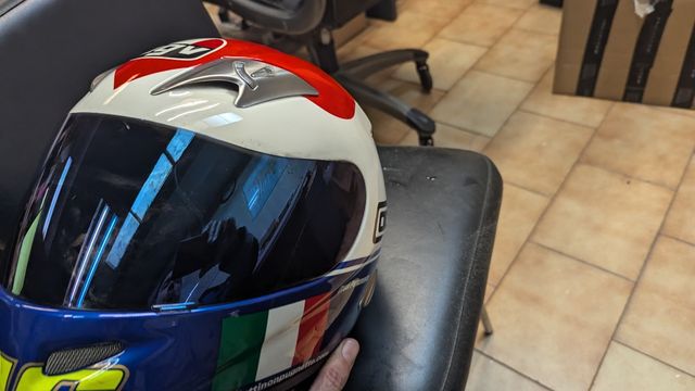 CASCO AGV TI TECH ROSSI CUORE MUGELLO
