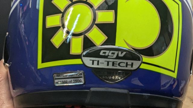 CASCO AGV TI TECH ROSSI CUORE MUGELLO