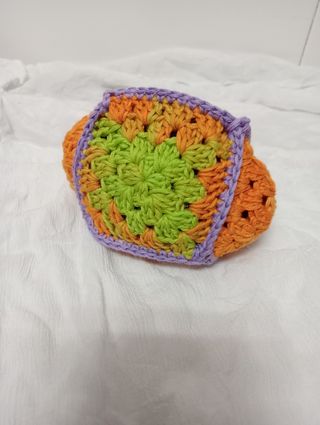 Cartera monedero  granny square