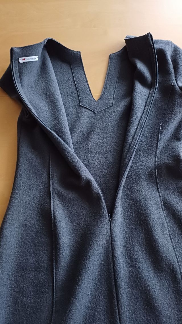 Vestito in lana cotta