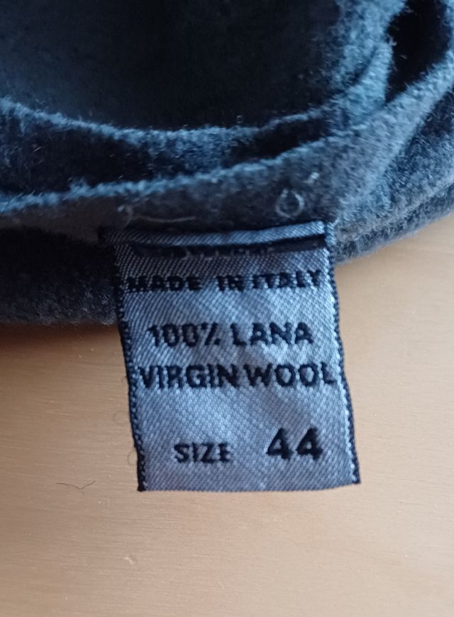 Vestito in lana cotta