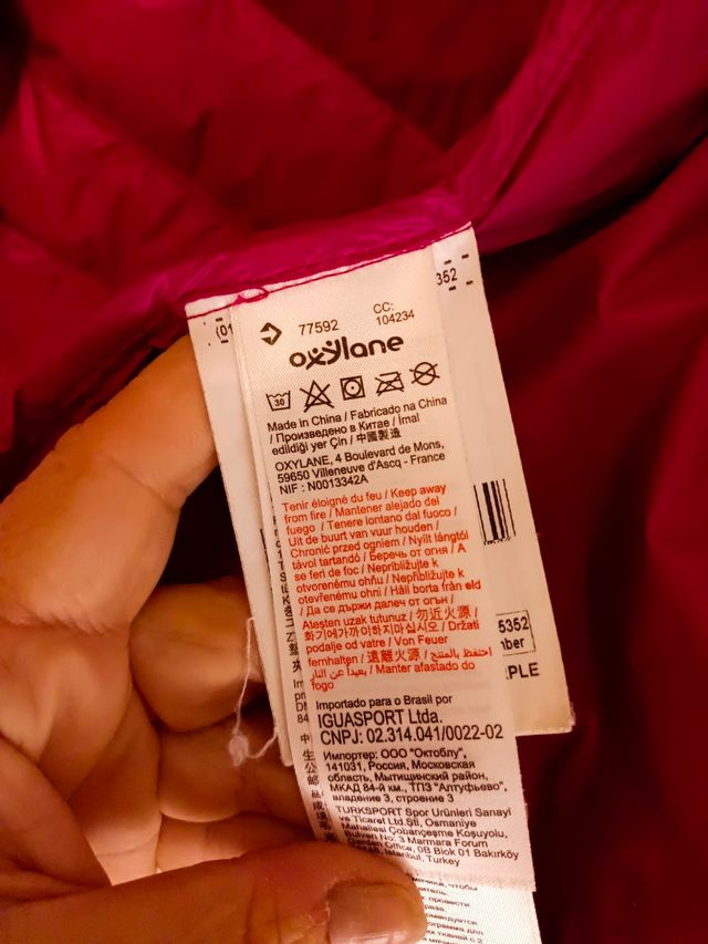 Chaqueta plumas extraligera mujer