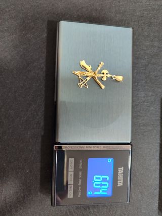 Colgante Cruz con Cristo Oro 18k 