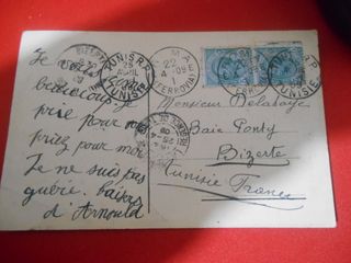 Cartolina saluti 1909