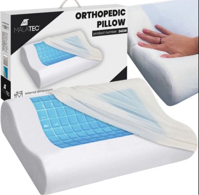 Almohada ortopédica con almohadilla de gel