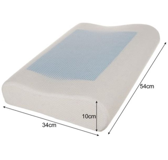 Almohada ortopédica con almohadilla de gel