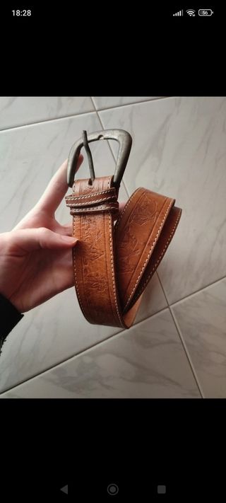 Correa vintage Española dibujos toros