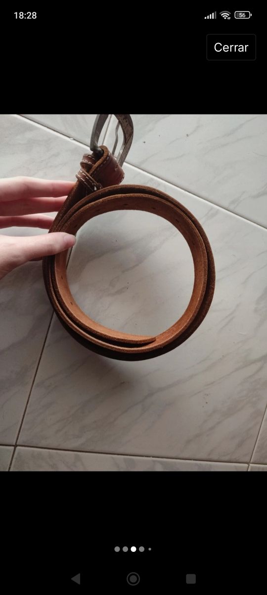 Correa vintage Española dibujos toros