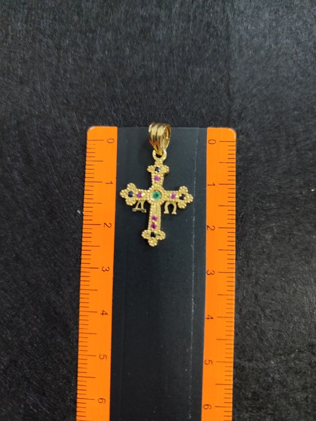 Colgante Cruz de Covadonga Oro 18k