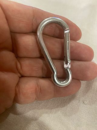 lote   mosquetones inox