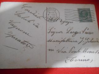Cartolina saluti 1913