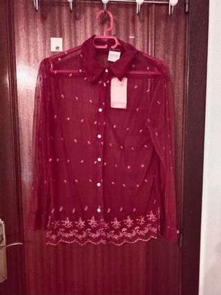 Camisa de Nylon Nena Ibiza-Paris , nueva 