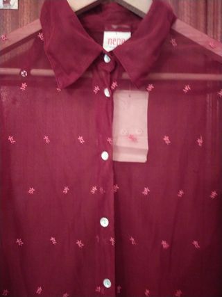 Camisa de Nylon Nena Ibiza-Paris , nueva 